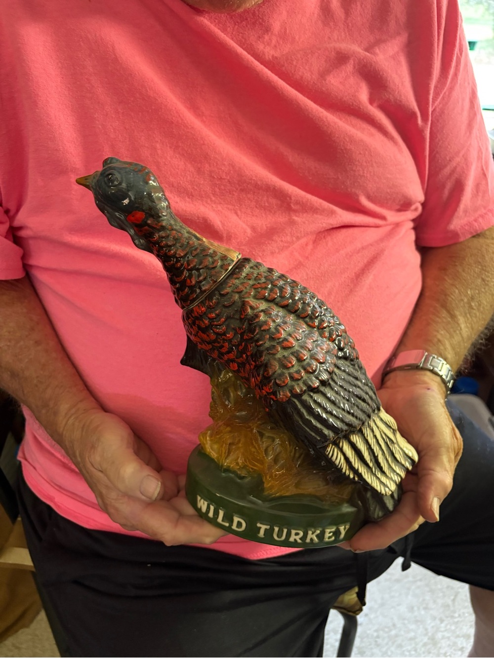 Vintage 1977 Austin Nichols Wild Turkey Limited Edition No. 7 Ceramic Decanter
